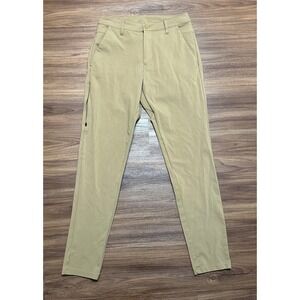 BYLT Premium Basics Everyday Pant 2.0 Slim Fit Men's Khaki Size 31 Tall